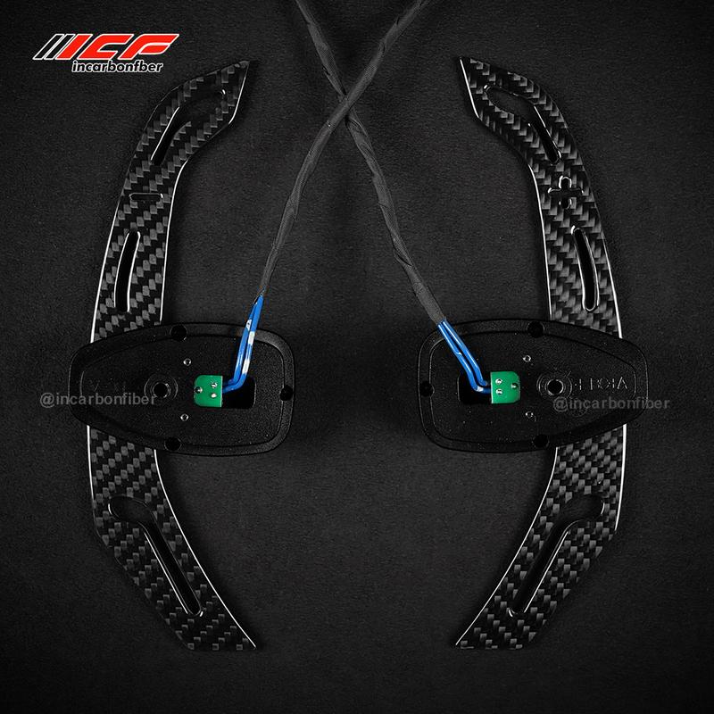 ICF Carbon Fiber Magnetic Paddle Shifter For Benz W222 W204 W213 W205 E Series G Series Shift Paddle
