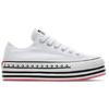 (WMNS) Converse Chuck Taylor All Star Platform Layer Low 'Logo Play - White' Donna 566762C