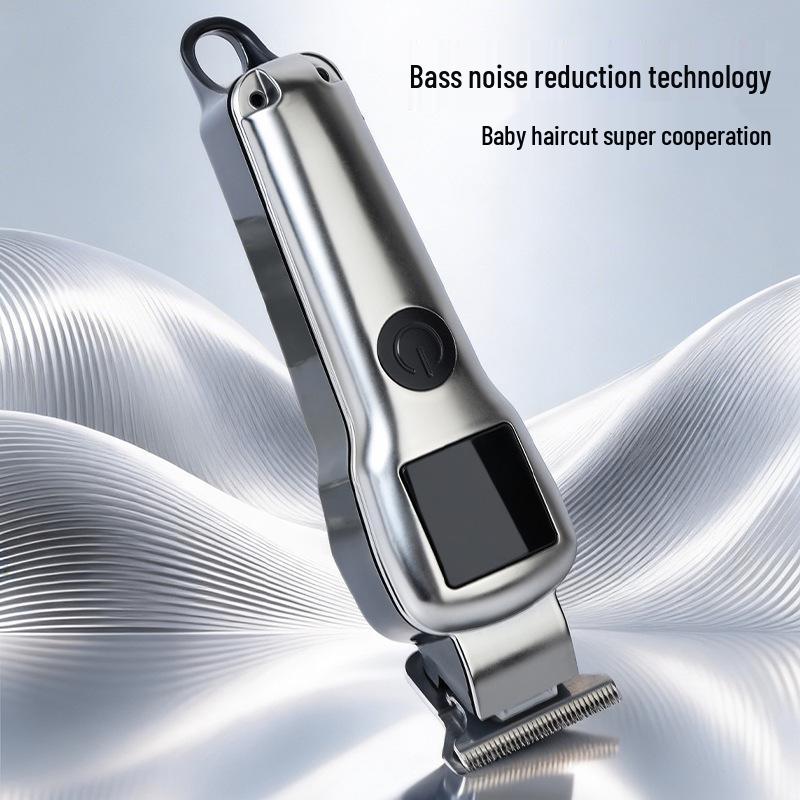 New Dual-Speed Electric Hair Clipper & Trimmer with Safe Round Arc & Smart Digital Display