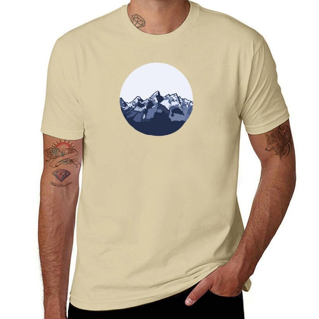Grand Teton National Park Circle Tshirt quick drying boys whites t shirts for men pack
