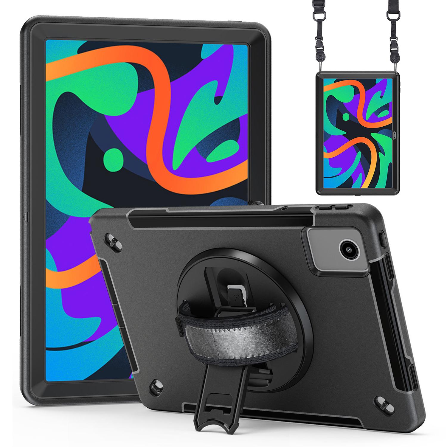 

Чехол для Lenovo Tab K11/Tab M11 из ПК+ТПУ с подставкой, чехол для планшета со слотом для стилуса, плечевым ремнем A