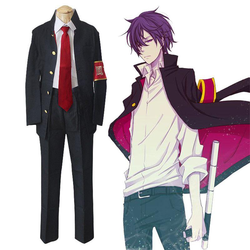 Wysokiej Jakości Japońskie Anime Hitman Reborn Hibari Kyoya Kostium Cosplay Garnitur Dla Fanów