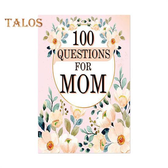 

100 вопросов для мамы. Дневник для мам, где они могут поделиться своими воспоминаниями о жизни. Книга-напоминание на День матери. Подарок на день рождения. розовый