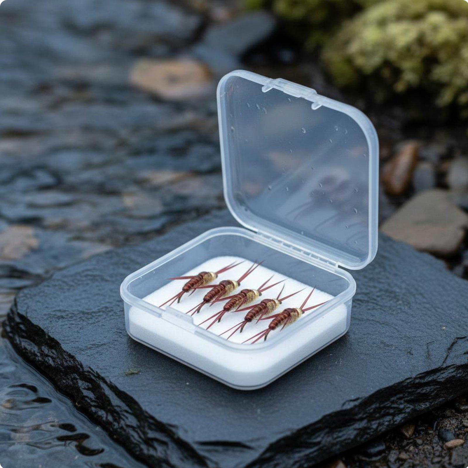 Winter Stonefly Nymph Copper Wire Reinforced Lures Realistic Design Fly Fishing Hooks