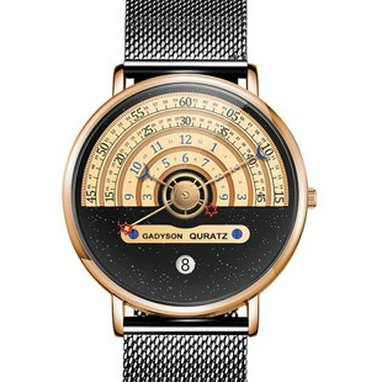 Digital Senior Watch with Spring Band and Simple Scale