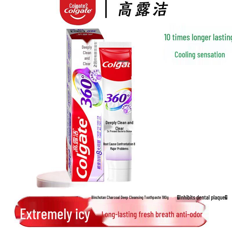 Colgate 360 Gum Care Activated Charcoal Deep Clean Toothpaste