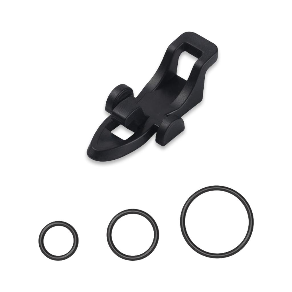Fishing Rod Pole Hook Keeper Bait Holder with Rubber Rings Fishing Lures Jig Hooks Safety Keeping Holder Fishing Tackle