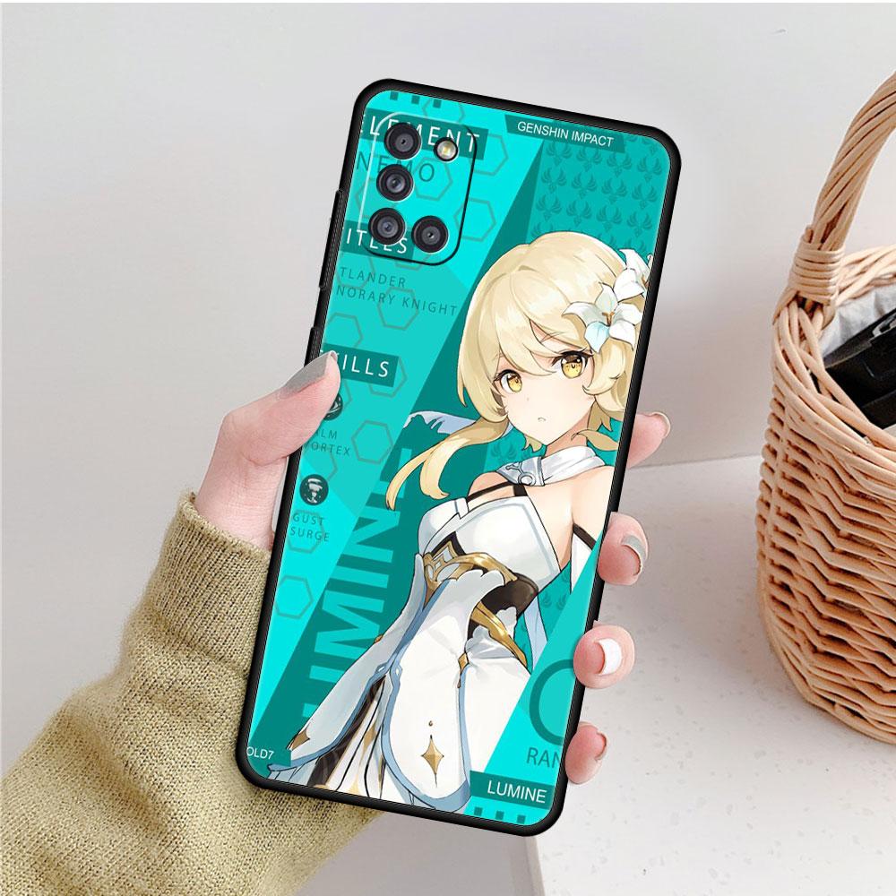 Shell Capa For Samsung Galaxy A12 A52 A51 A72 A02s A32 4G A71 A31 A41 A21s A13 A73 A23 A53 A33 A03s A22 Genshin Impact Case