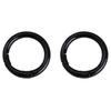 2/5/10Pcs Alloy Spray Painted Open Ring Spring Buckle Clasps For Key Bag Accessories