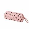Gifts Bowknot Hair Dryer Storage Bag Quilted Texture Wide Opening Cosmetic Bag Hair Tool Storage Bathroom Organization