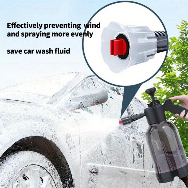 2L Hand Pump Foam Sprayer Snow Foam Cannon Gun With Pressure Relief Valve Car Wash Spray Bottle For Vehicle Window CleaningTools