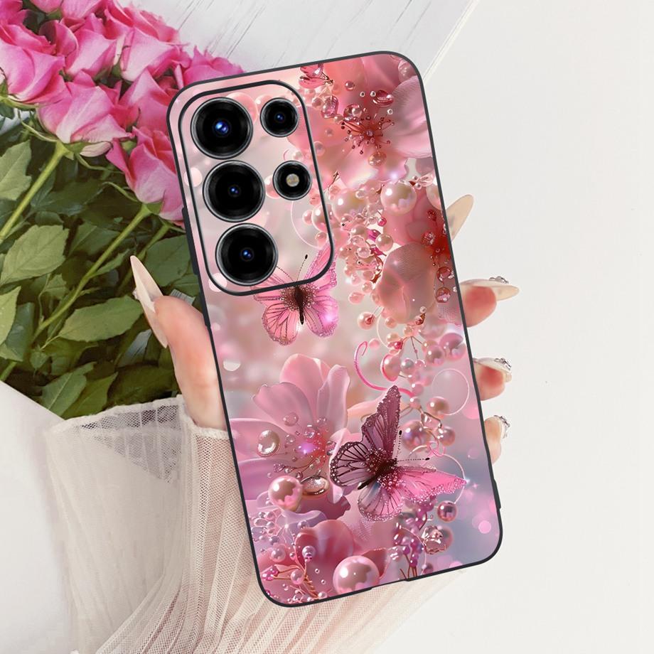 

Flower Cartoon Fashion Design Phone Case For Itel Super 26 Ultra S26 Ultra S688LN Funda Soft Silicone Shockproof Back Cover Itel Super 26 Ultra