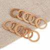 12Pcs Rustic Table Napkin Buckle Hand-woven Napkin Holder Bohemian Rattan Napkin Ring  Party Decor
