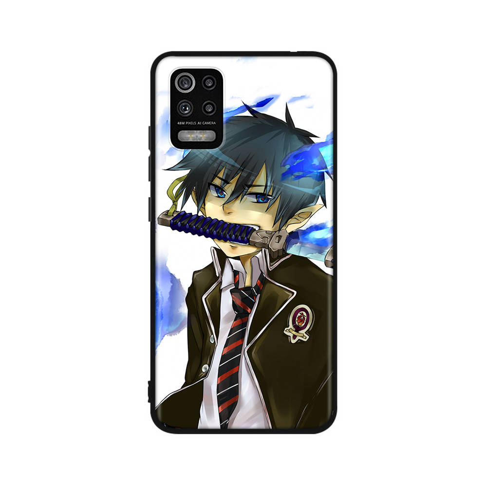 

Чехол DT48 Blue Exorcist для Samsung A04 A14 A23 A34 A54 M23 M33 M52 M53 Realme 10 9 C30S C35 C55 VIVO Y02S Y21 Y33S Y51 X80 Pro Прозрачная крышка Samsung S10 кожа буйвола