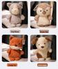 British Curly Animal Series: Cartoon Pig Plush Comfort Doll for Kids