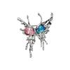 Cold Wind Brooch Women'S Premium Sense Melted Water Drops Crystal Corsage Coat Suit Pin With Accessories Tide