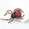 Exaggerated Personality Insect Rhinestone Spider Brooch Jewelry Coat Coat Alloy Pin Clothing Accessories