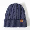 Knitted Hat for Autumn and Winter, Women's Cold Proof and Warm Ear Protection, Solid Color Outdoor Warm Ear Protection Hat