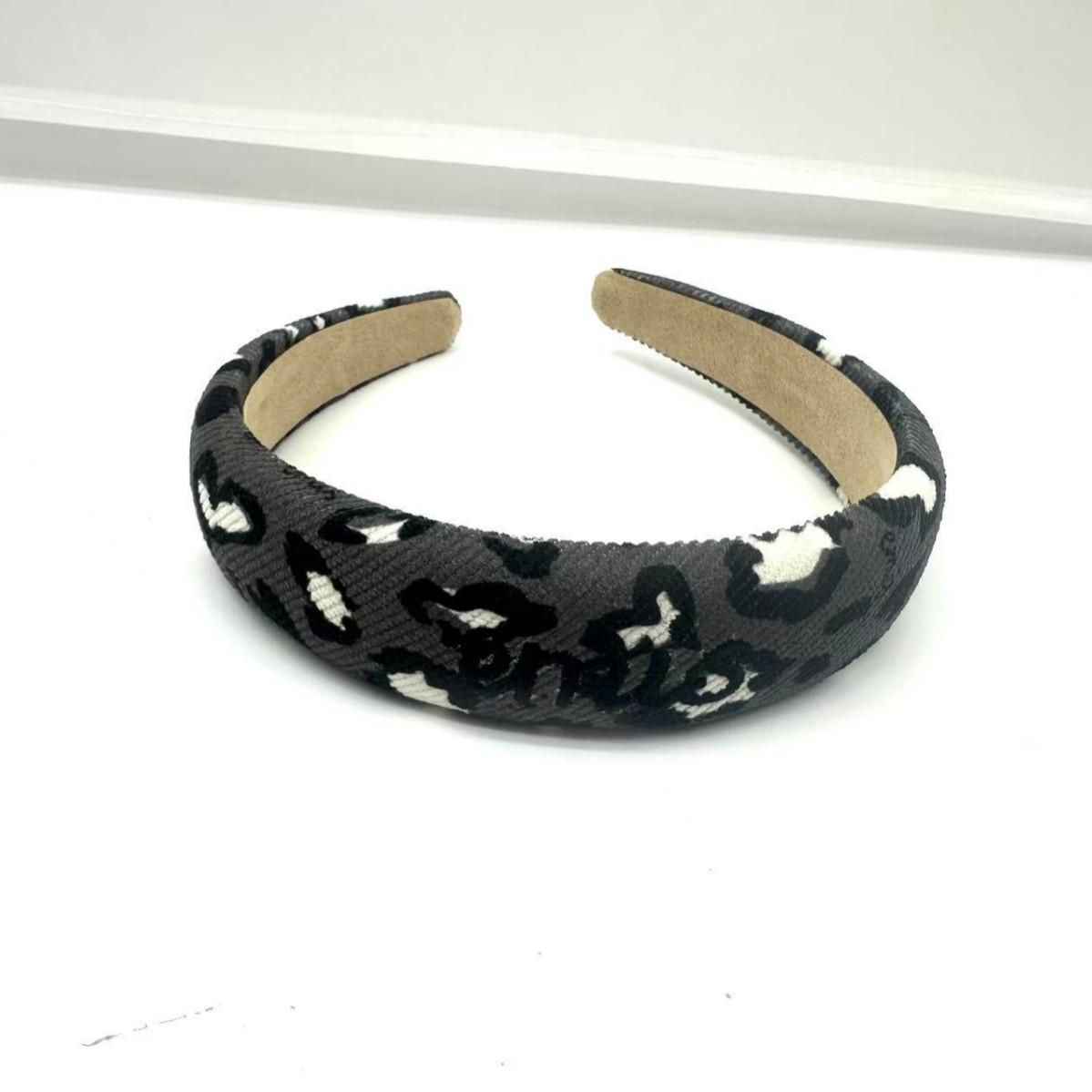 

Emis Леопардовый Принт Высокий Череп Женская Летняя Повязка на Голову - Стильный Аксессуар для Волос