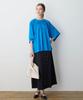 Le Souk Holiday Tuck Design Blue Women's Pullover, 291166,