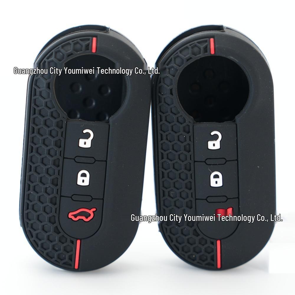Fiat 3-Button Silicone Key Cover