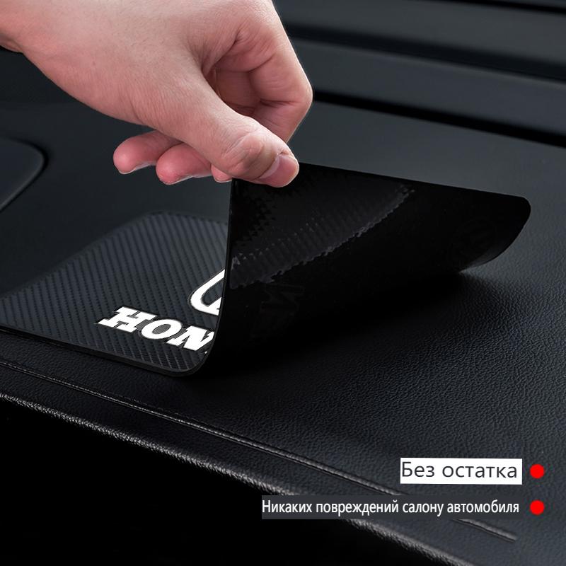 Car Anti Slip Pad Phone Holder Non-Slip Mat Car Stlying For Honda Fit Mugen Insight Type S R VTEC Modulo Vezel RR Si