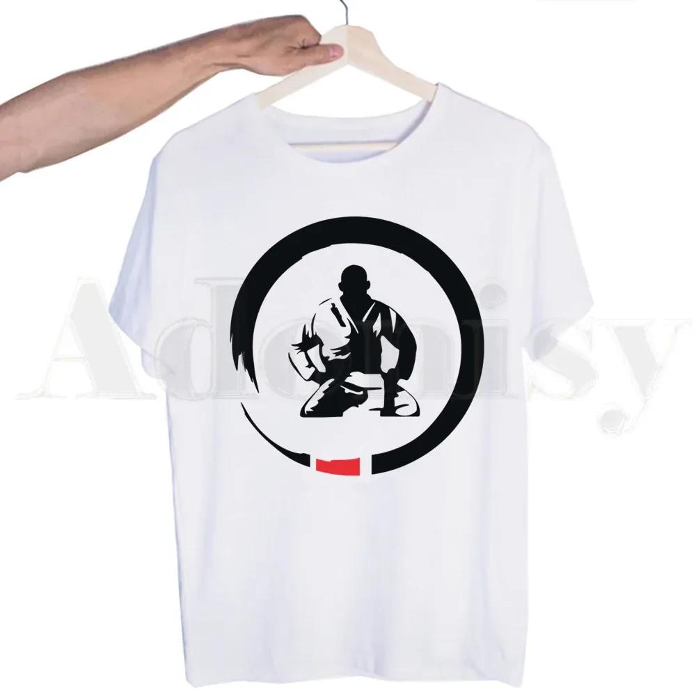 Brazilské Jiu Jitsu Bjj Jiu-Jitsu Trička Unisex Módní Letní Trička Tričko Top Tees Streetwear Harajuku Vtipné Tričko