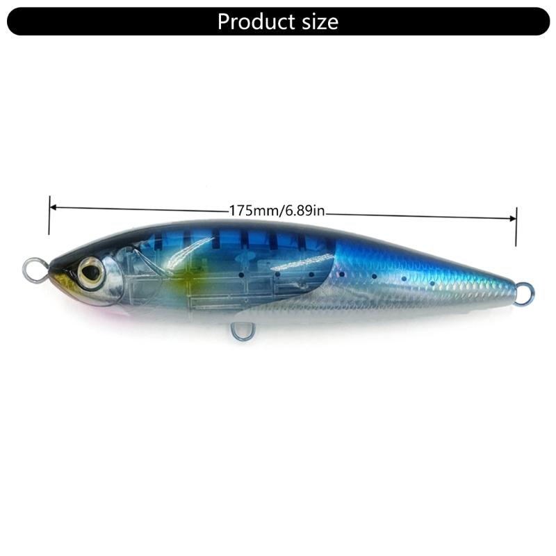 175mm Crankbait Baits Floating Fishing Pencil Lures Hard Floating Swimbait Wobbler Baits for Trout Saltwater Fishing