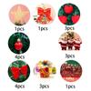 30/45cm Mini Christmas Tree DIY Handicraft New Year Gift Artificial Christmas Tree Party Decoration Creative Xmas Tabletop Tree