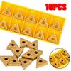 10 Stück Goldene TNMG160408 MA Hartmetall-Wendeschneidplatten Drehbank-Drehwerkzeug Schneiden CNC-Klinge
