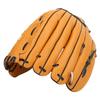 PVC Thicken Baseball Glove Training Competition Gloves for Adults Children(Brown 12.5inch)