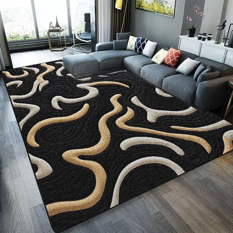 Colorful Fashion Carpet Living Room Non-slip Soft Carpets Children Bedroom Decoration Home Rugs Large Room Decor Kitchen Mat