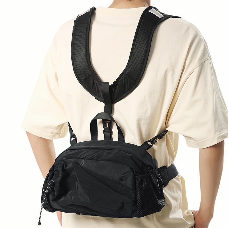 Outdoor Sports Mountaineering Bag Men's Travel Crossbody Bag Women's Chest Bag Multifunctional Waist Bag
