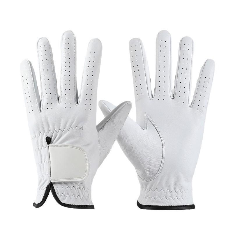 Outdoor Golf Gloves Imported Lambskin Anti Slip Wear Resistant Breathable Men's Left Hand Single Leather Sports Gloves