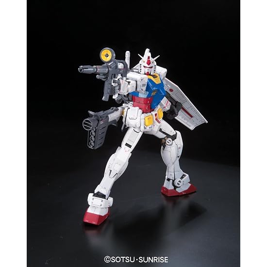 BANDAI SPIRITS RG Mobile Suit Gundam RX-78-2 Gundam 1/144 Scale Color-Coded Plastic Model