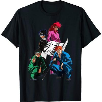 BINA STORE Yuyu Hakusho Graphic T-Shirt T120321 Black