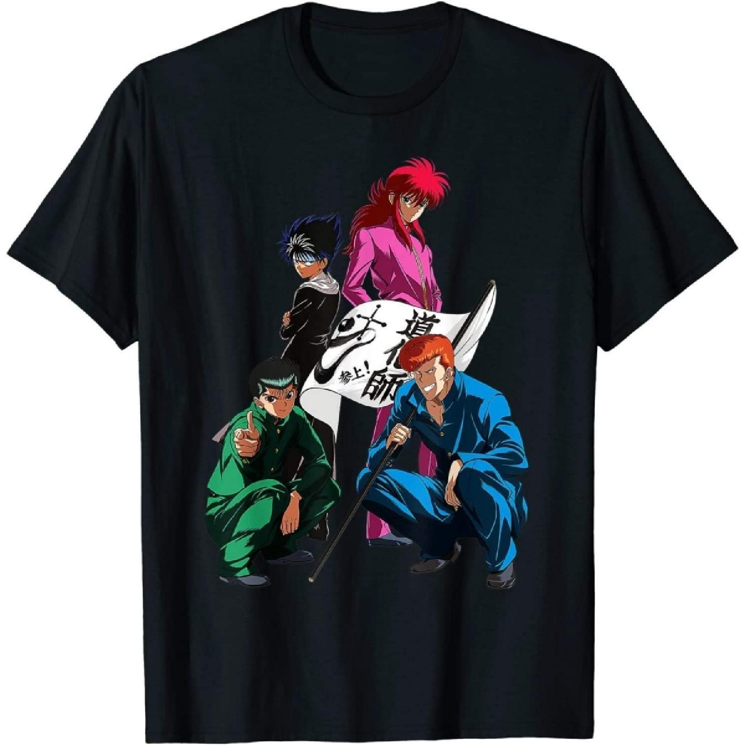 BINA STORE Yuyu Hakusho Graphic T-Shirt T120321 Black S