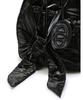 Athe Vanessabruno [Ruban] Glossy Black Ribbon Backpack And Shoulder Bag L Aaba6E900Bk