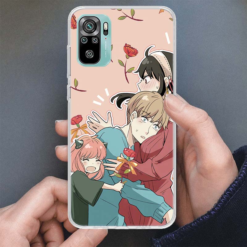 Spy×Family Anime Phone Case For Xiaomi Redmi 9 9A 9C 9T 10 10A 10C 8 8A 7 7A 6 6A S2 K20 K40 Pro Soft Cover Silicone Shell