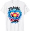 Vintage Retro Larsson Middernachtzon Dolfijn Grafisch T-shirt