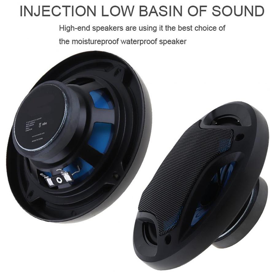 2Pcs 3 Way Car Coaxial Horn Hifi Full Frequency Stereo Audio Music Loudspeaker