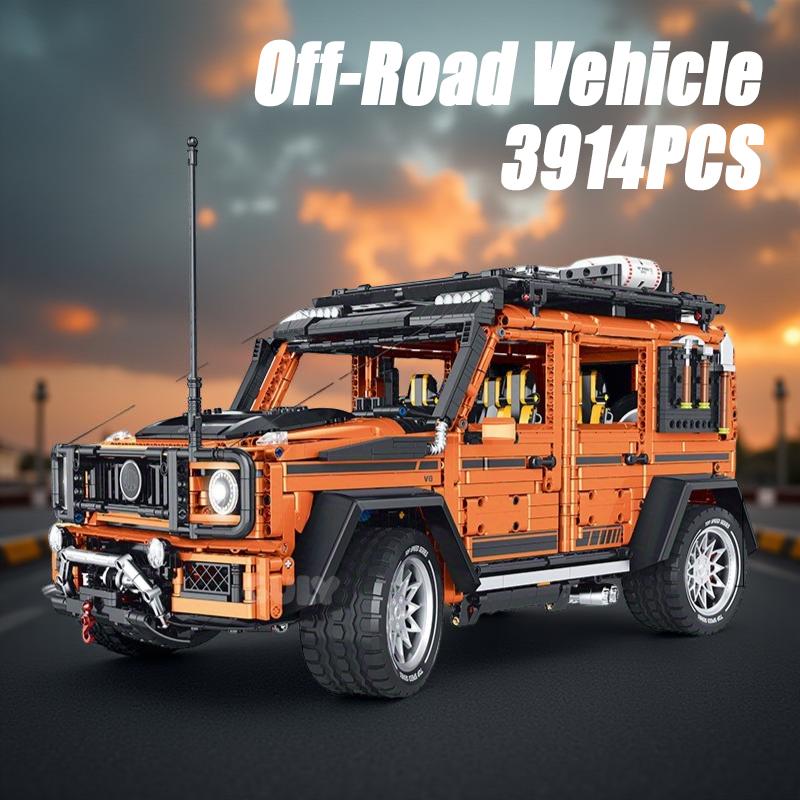 3914 ШТ. Наборы Строительных Блоков Внедорожник G63 Украшение Сборка SUV Автомобильные Кирпичики Игрушки Модель Идеальные Подарки На День Рождения Рождество