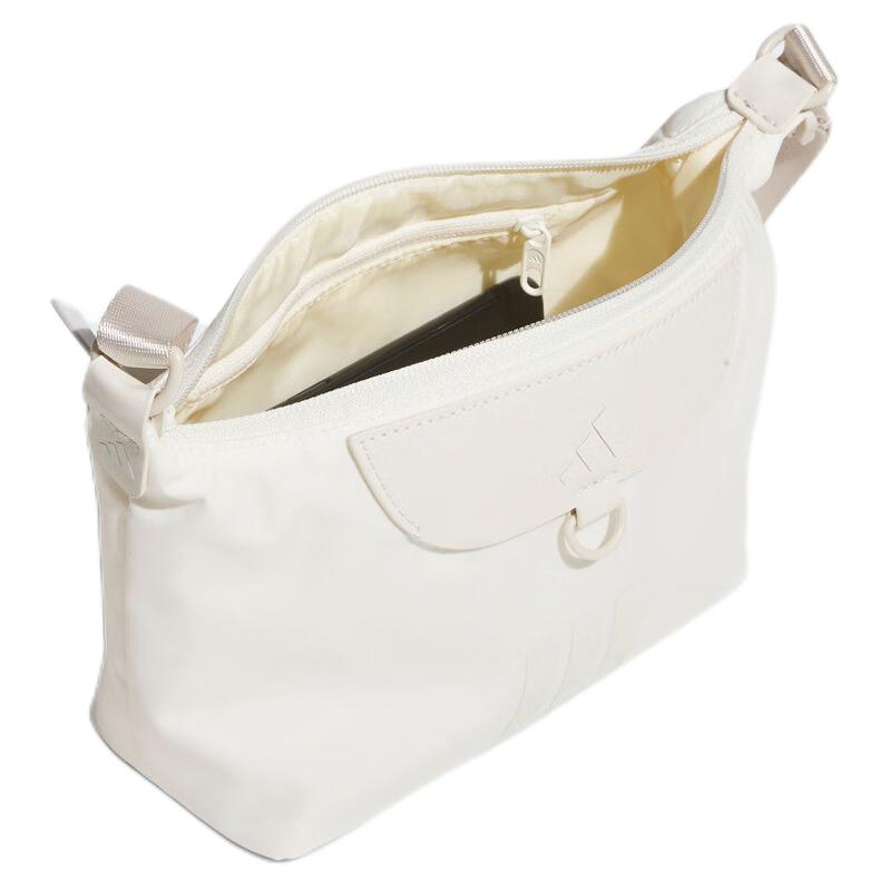 New Adidas Recycled Polyamide Shoulder Bag Small Women's White KT0847