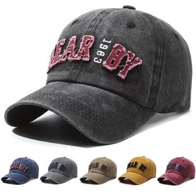Casquette de Baseball avec lettres brodées, chapeau de protection solaire pour femme, casquette de sport de plein air, queue de cheval, Panama, printemps-automne