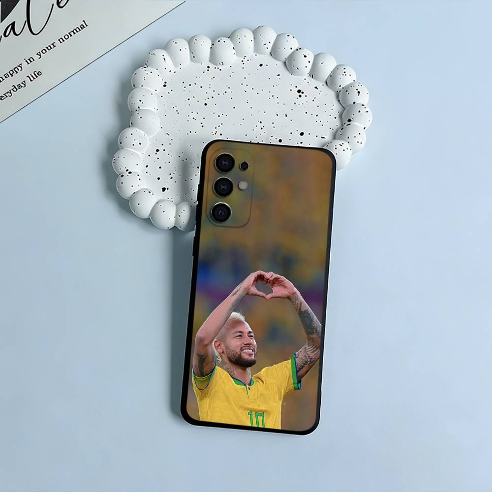 N-10-Neymar Black Soft Silicone Phone Case for Samsung S25, S24, S21, S22, S23, S30, Ultra, S20, Plus, FE, Lite