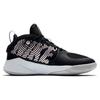 Nike Team Hustle D9 GS Black Metallic Silver Kids Sneakers Wolf-Grey White AQ4224-001