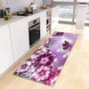 Home Kitchen Decoration Carpet Colorful Butterfly Printed Floor Mat Entrance Corridor Carpet Home Decoration