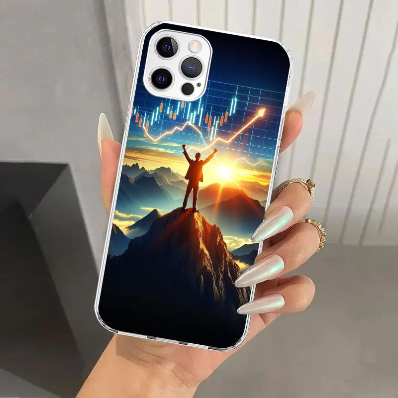 

Trade Investment Forex Stock Market Phone Case for Iphone 17 Air 16 15 Plus 14 13 Mini 12 11 Pro Max 16E 7 8 SE 2020 Soft Funda iPhone 16E