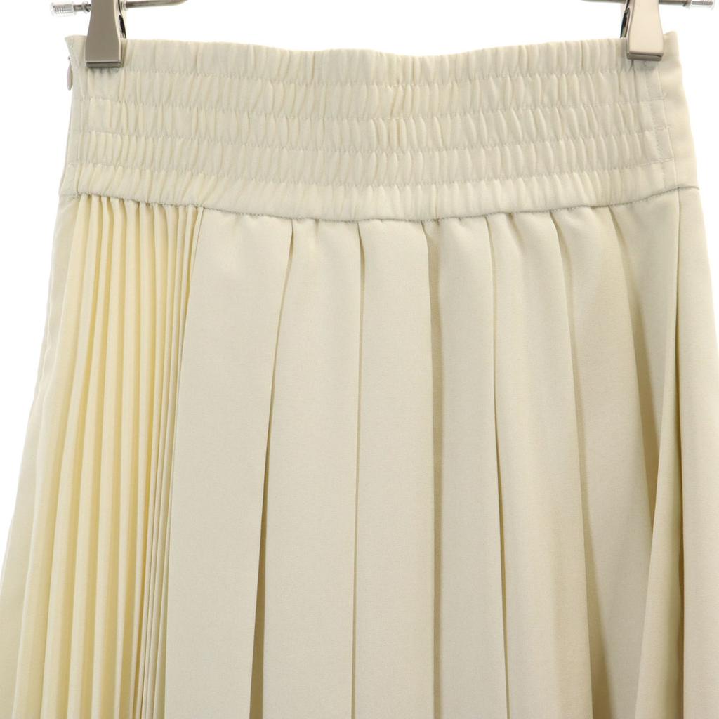Lily Brown Long Length Corset Pleated Skirt Beige Women Used