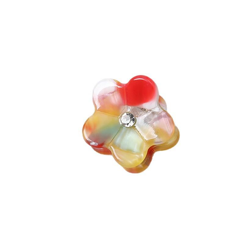 Mini Flower Floral Acetic Acid Small Grab Clip Fashion Hairpin High Sense Princess Head Cute Versatile Hair Accessories